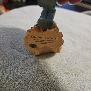 Enesco 'Little One To Lean On' Figurine - Blue and Tan